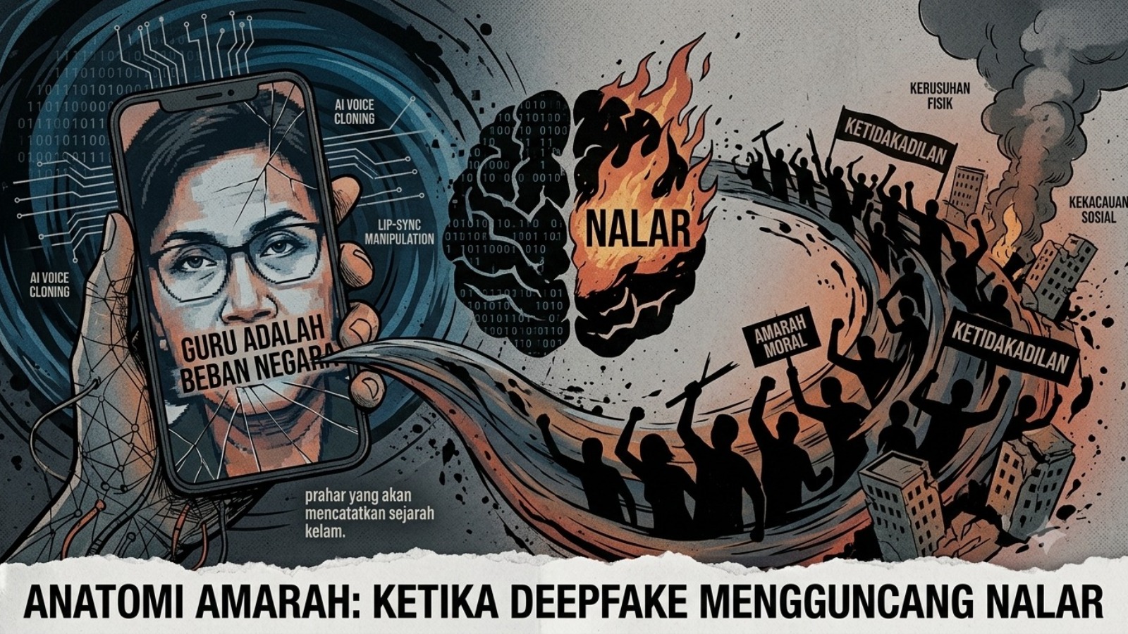 Anatomi Amarah: Ketika Deepfake Mengguncang Nalar