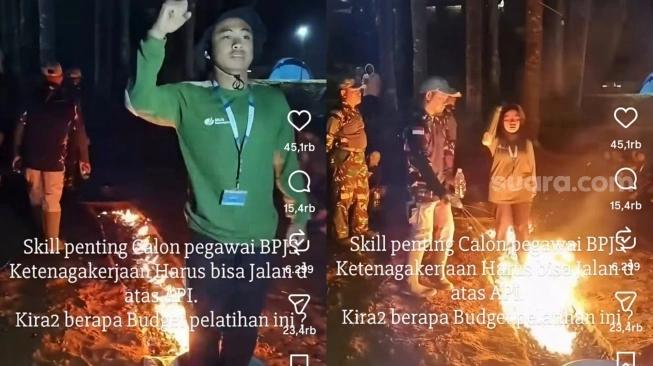 Di Balik Bara Api: Menelisik Kontroversi Pelatihan 'Fire Walk' Calon Pegawai BPJS Ketenagakerjaan